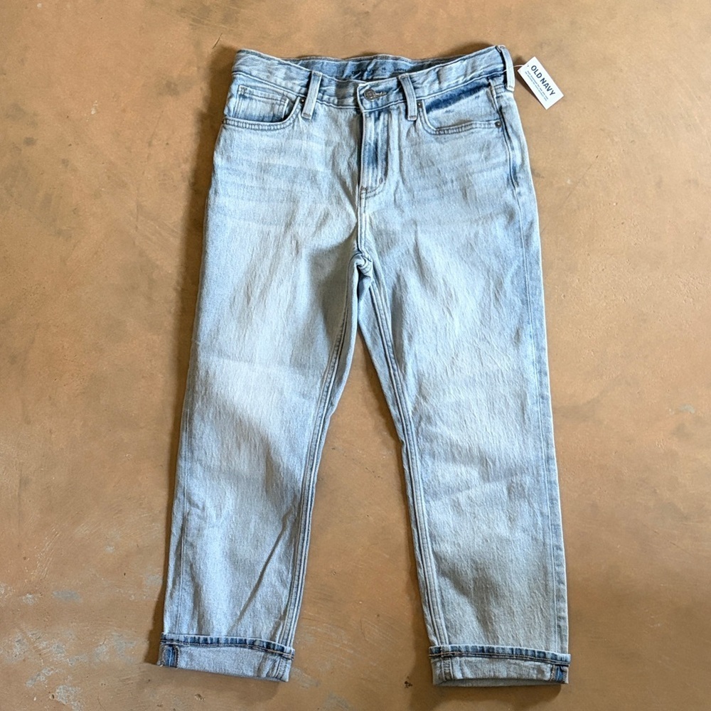 NWT Old Navy Girls Plus Loose Fit Blue Jeans